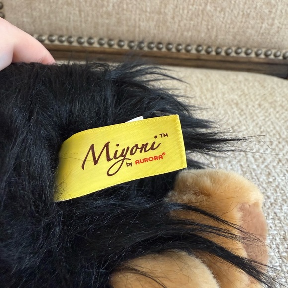 Yorkie dog puppy plush with red bow by Aurora toys like new condition - Picture 4 of 4